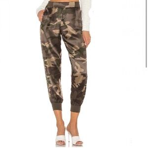 ATM Anthony Thomas Melillo Silk Camouflage Joggers. Size S.